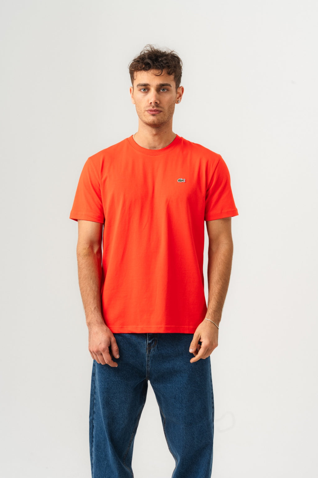 Lacoste Essential majica - koralno crvena