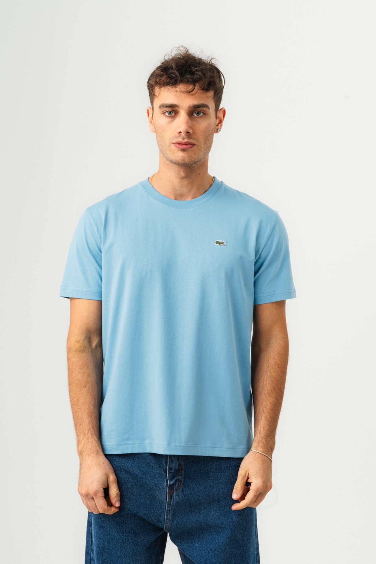 Lacoste Essential majica - svetlo plava